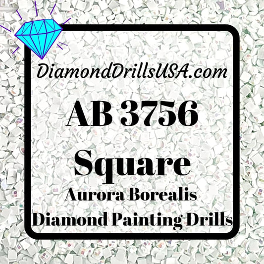 AB 3756 SQUARE Aurora Borealis 5D Diamond Painting Drills 