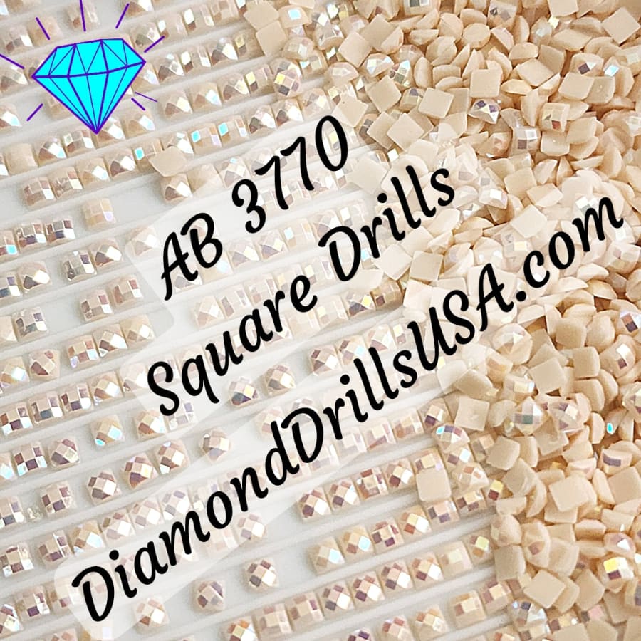 AB 3770 SQUARE Aurora Borealis 5D Diamond Painting Drills 