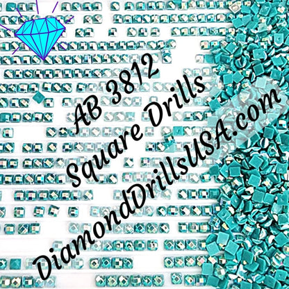 AB 3812 SQUARE Aurora Borealis 5D Diamond Painting Drills 