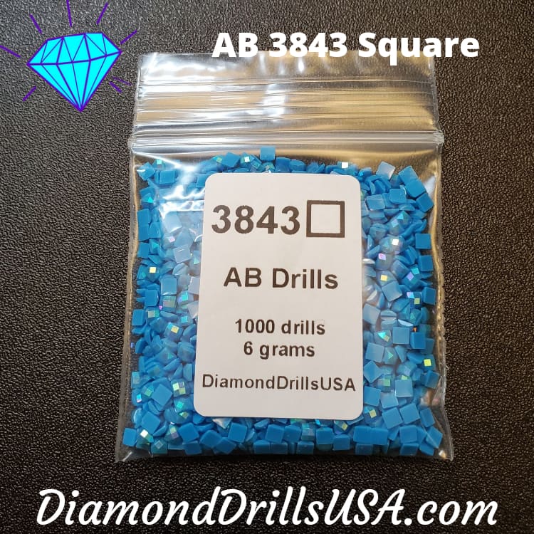 AB 3843 SQUARE Aurora Borealis 5D Diamond Painting Drills 