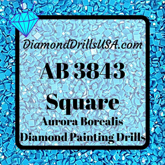 AB 3843 SQUARE Aurora Borealis 5D Diamond Painting Drills 