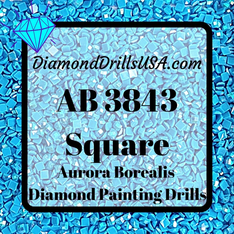 AB 3843 SQUARE Aurora Borealis 5D Diamond Painting Drills 