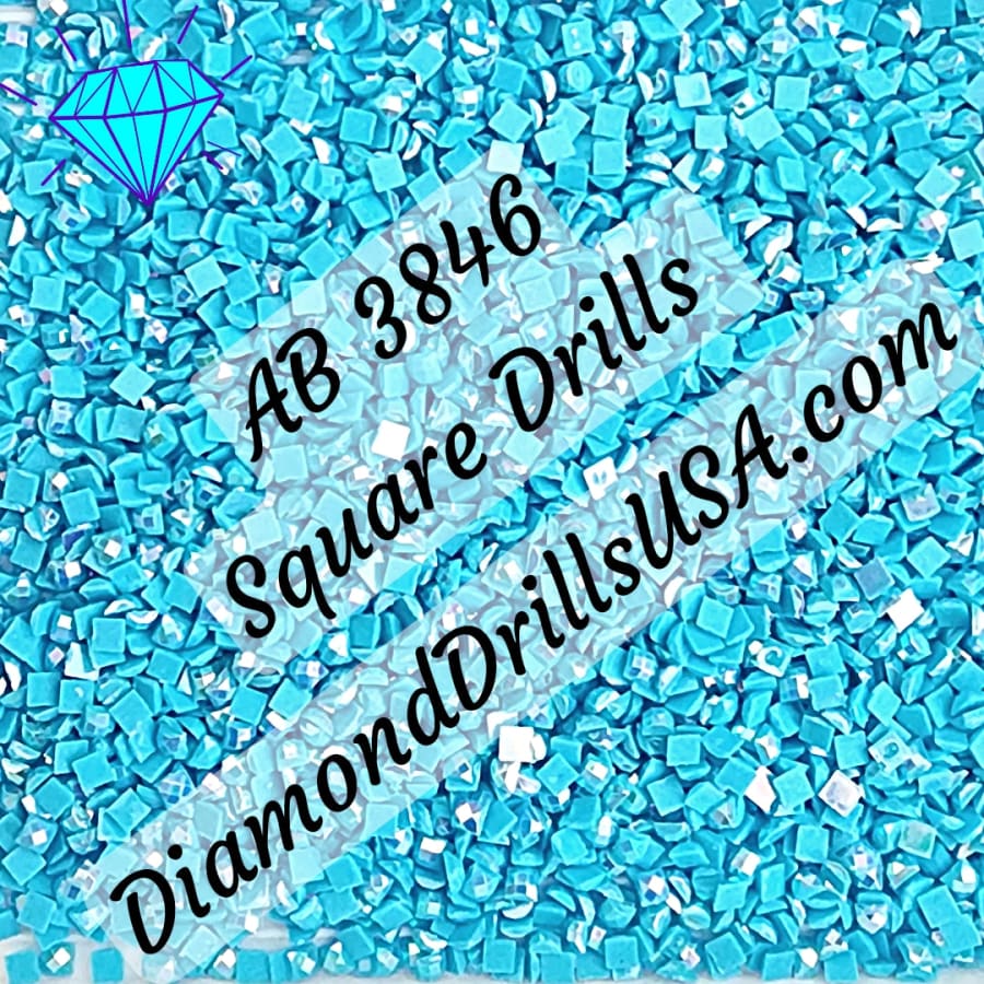 AB 3846 SQUARE Aurora Borealis 5D Diamond Painting Drills 