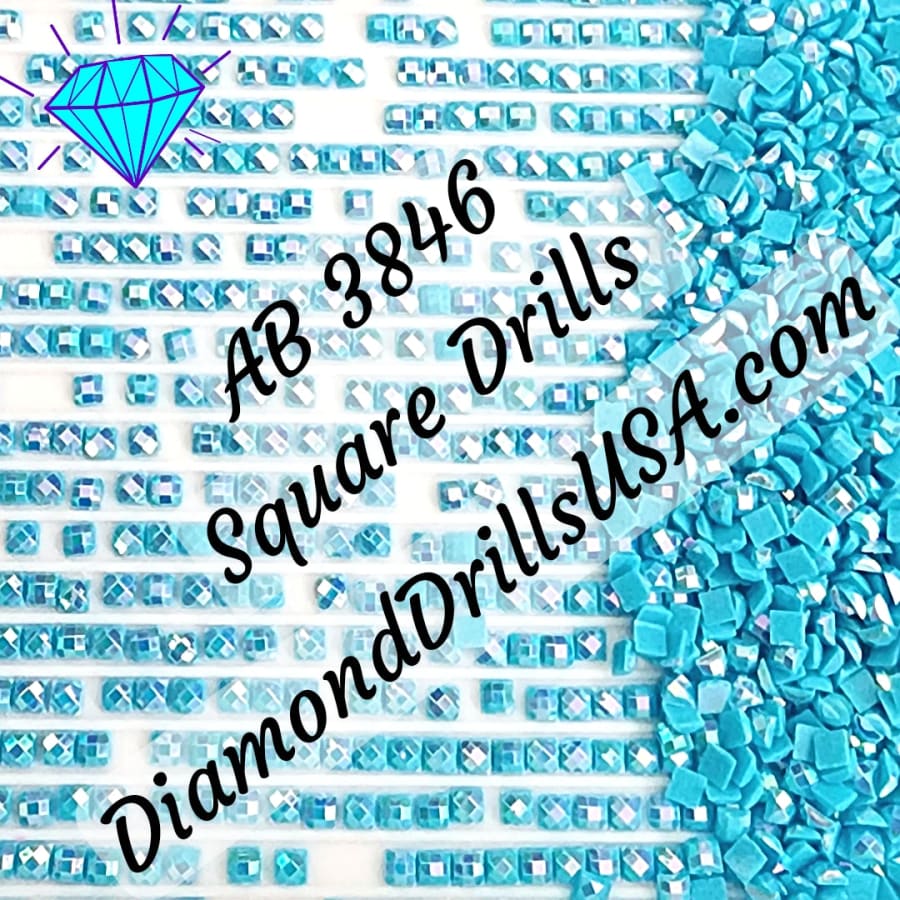 AB 3846 SQUARE Aurora Borealis 5D Diamond Painting Drills 