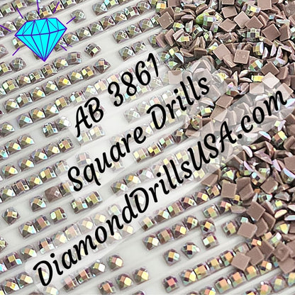 AB 3861 SQUARE Aurora Borealis 5D Diamond Painting Drills