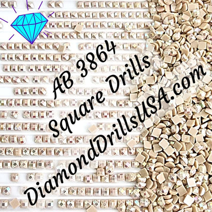 AB 3864 SQUARE Aurora Borealis 5D Diamond Painting Drills 