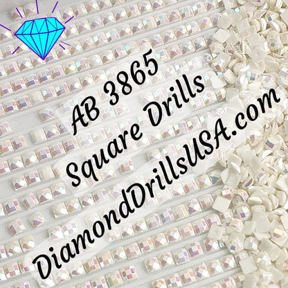 AB 3865 SQUARE Aurora Borealis 5D Diamond Painting Drills 