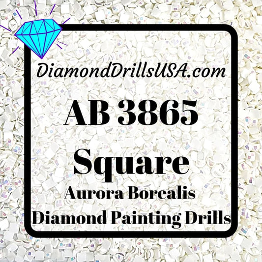 AB 3865 SQUARE Aurora Borealis 5D Diamond Painting Drills 