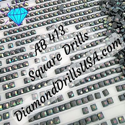 AB 413 SQUARE Aurora Borealis 5D Diamond Painting Drills 
