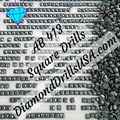 AB 413 SQUARE Aurora Borealis 5D Diamond Painting Drills 