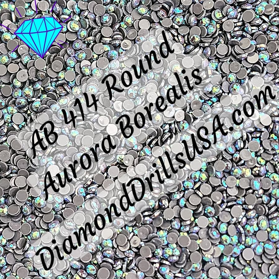 AB 414 ROUND Aurora Borealis 5D Diamond Painting Drills