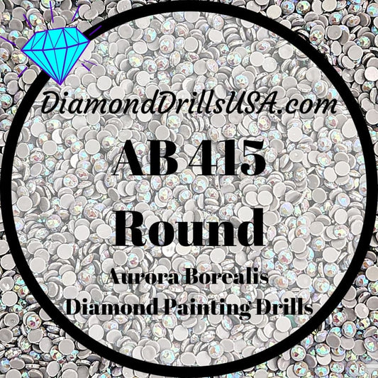 AB 415 ROUND Aurora Borealis 5D Diamond Painting Drills
