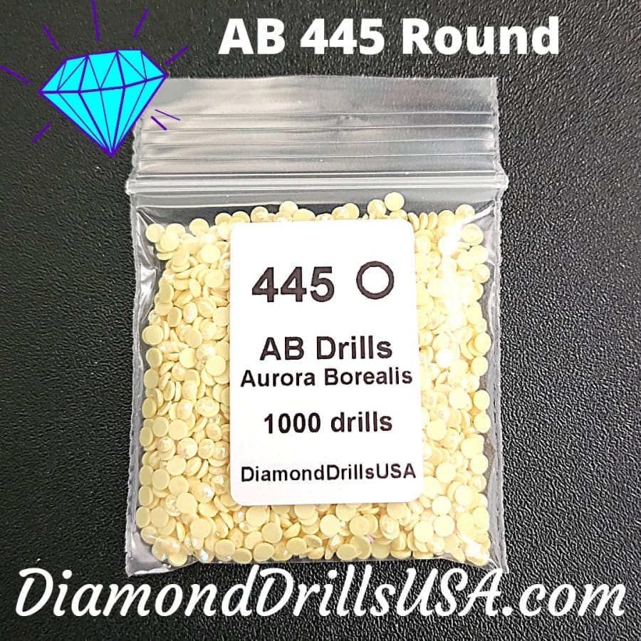 AB 445 ROUND Aurora Borealis 5D Diamond Painting Drills