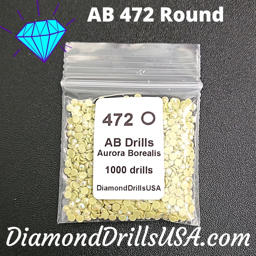 AB 472 ROUND Aurora Borealis 5D Diamond Painting Drills
