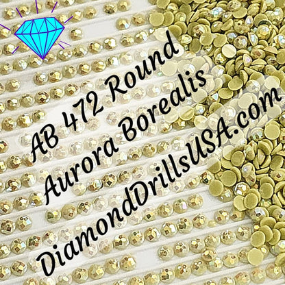 AB 472 ROUND Aurora Borealis 5D Diamond Painting Drills