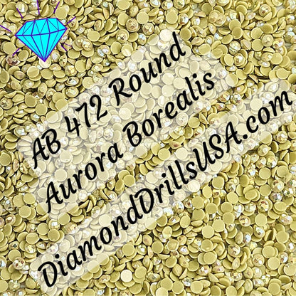 AB 472 ROUND Aurora Borealis 5D Diamond Painting Drills