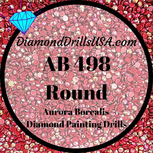 AB 498 ROUND Aurora Borealis 5D Diamond Painting Drills