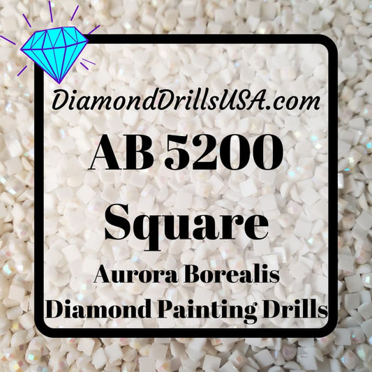AB 5200 SQUARE Aurora Borealis 5D Diamond Painting Drills 