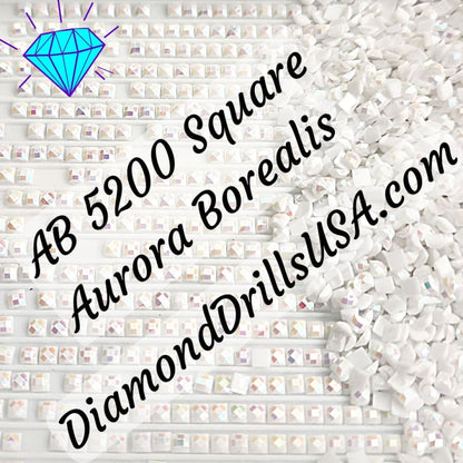 AB 5200 SQUARE Aurora Borealis 5D Diamond Painting Drills
