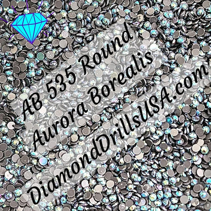AB 535 ROUND Aurora Borealis 5D Diamond Painting Drills