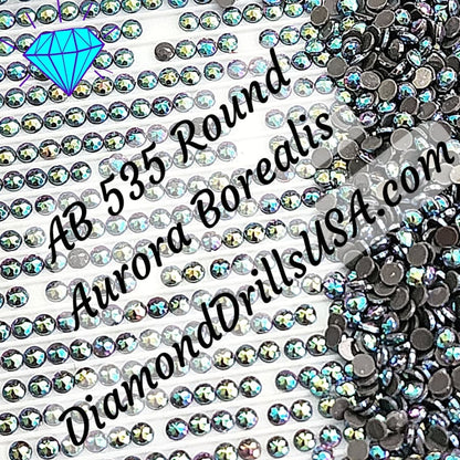AB 535 ROUND Aurora Borealis 5D Diamond Painting Drills
