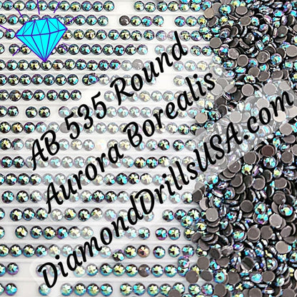 AB 535 ROUND Aurora Borealis 5D Diamond Painting Drills