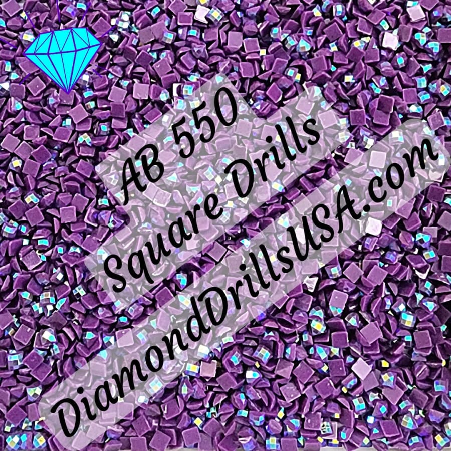 AB 550 SQUARE Aurora Borealis 5D Diamond Painting Drills 