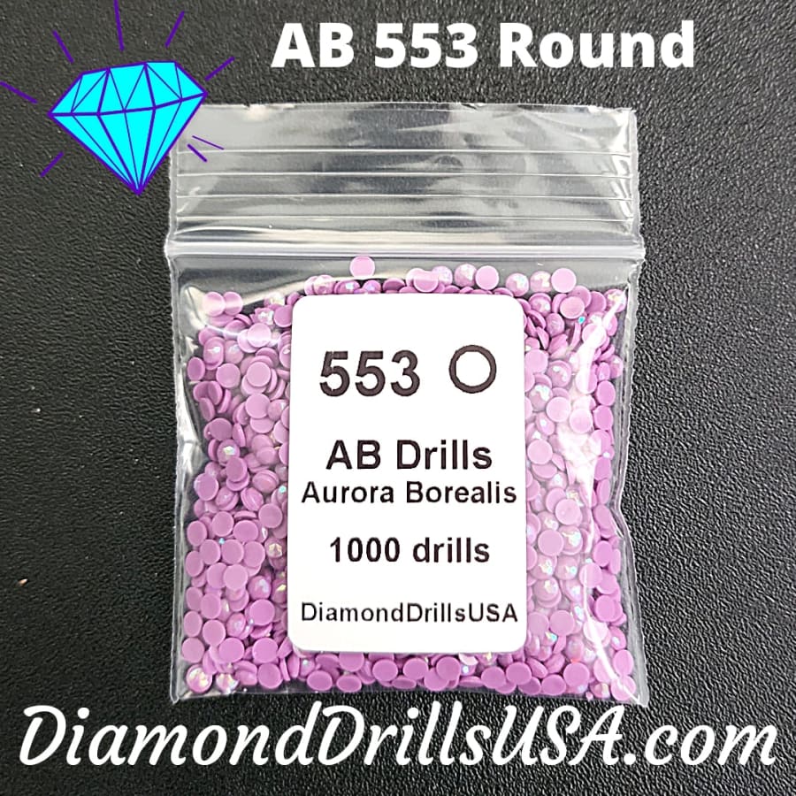 AB 553 ROUND Aurora Borealis 5D Diamond Painting Drills