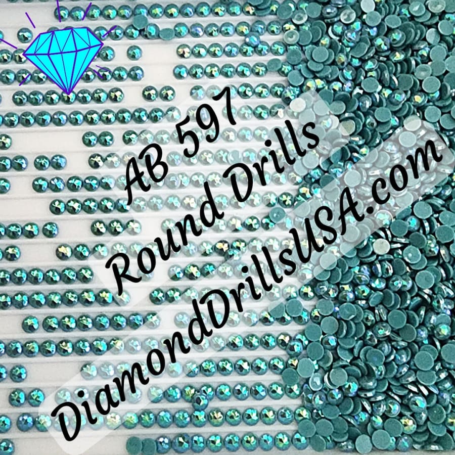 AB 597 ROUND Aurora Borealis 5D Diamond Painting Drills 