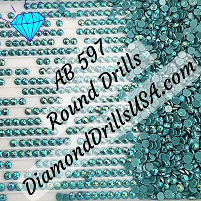 AB 597 ROUND Aurora Borealis 5D Diamond Painting Drills 