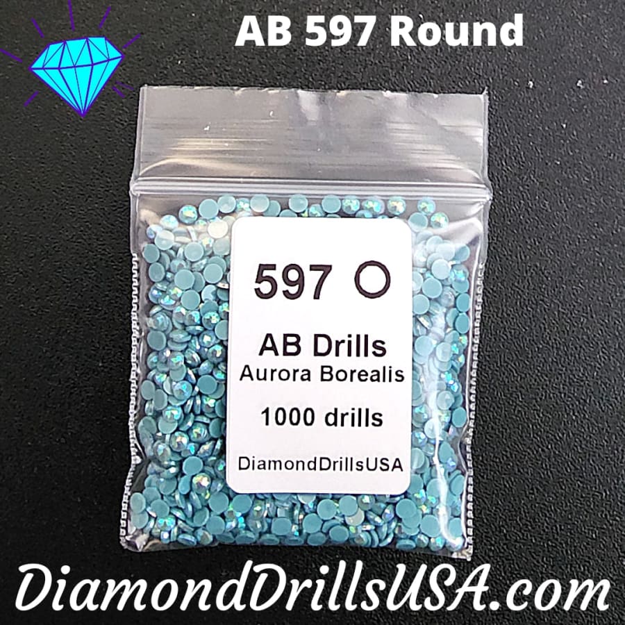 AB 597 ROUND Aurora Borealis 5D Diamond Painting Drills 