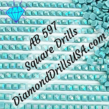 AB 597 SQUARE Aurora Borealis 5D Diamond Painting Drills 