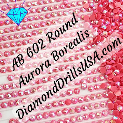 AB 602 ROUND Aurora Borealis 5D Diamond Painting Drills DMC