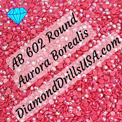 AB 602 ROUND Aurora Borealis 5D Diamond Painting Drills DMC