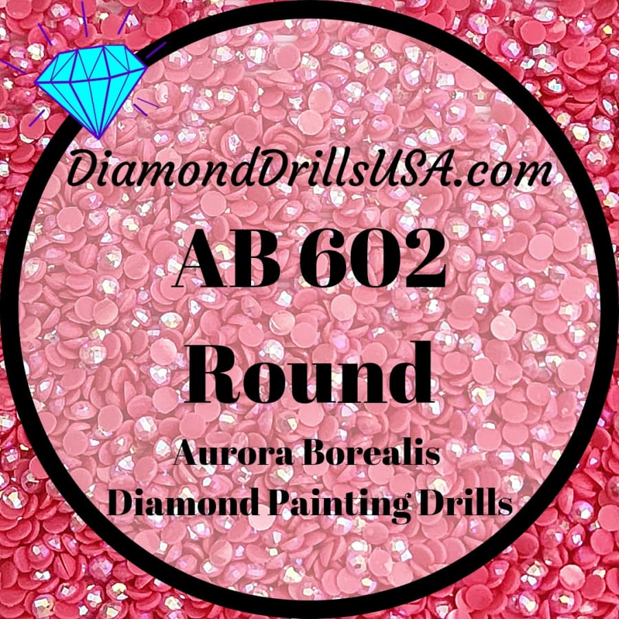 AB 602 ROUND Aurora Borealis 5D Diamond Painting Drills DMC