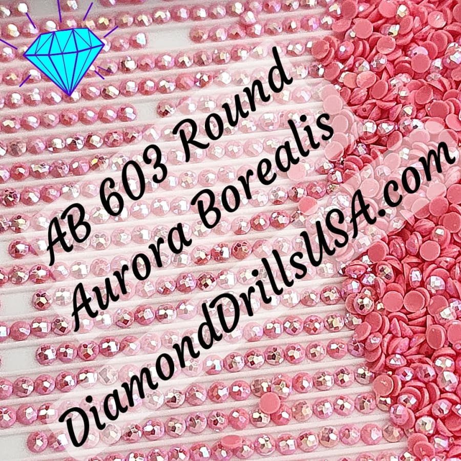 AB 603 ROUND Aurora Borealis 5D Diamond Painting Drills
