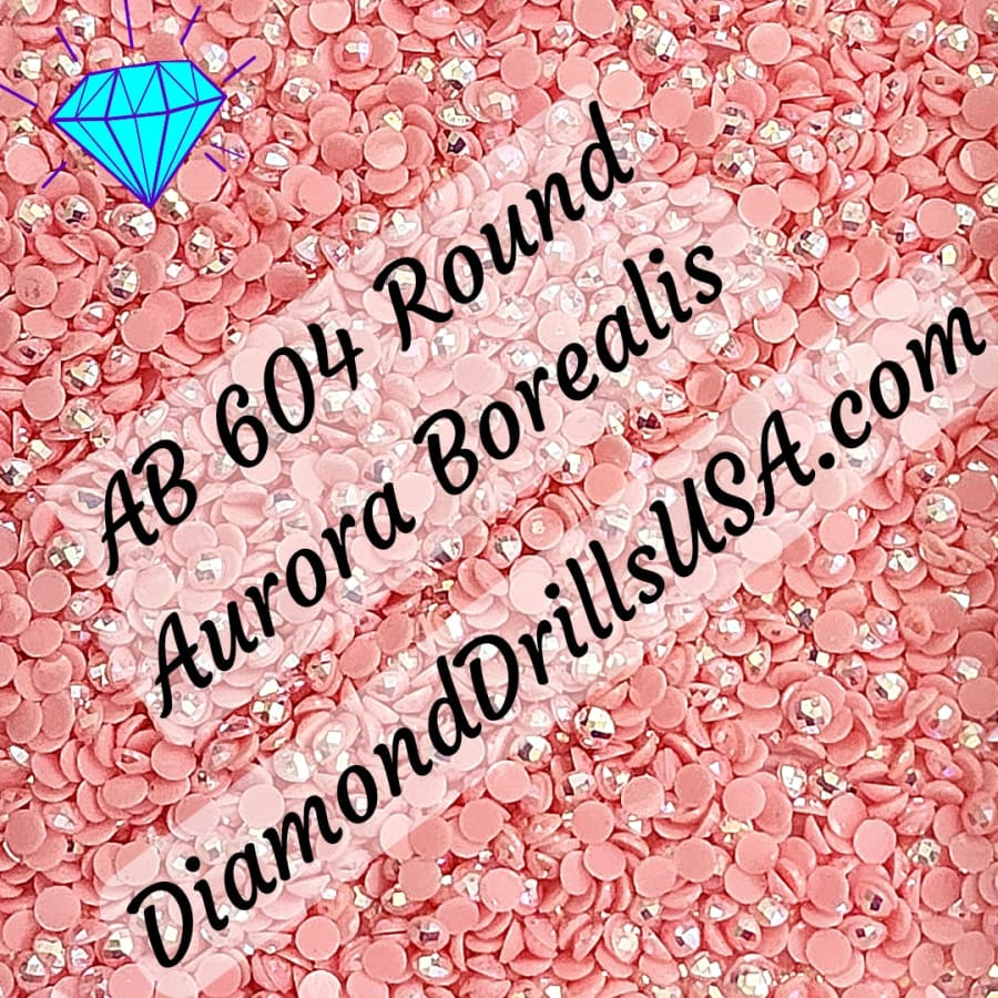 AB 604 ROUND Aurora Borealis 5D Diamond Painting Drills