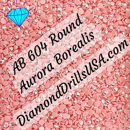 AB 604 ROUND Aurora Borealis 5D Diamond Painting Drills