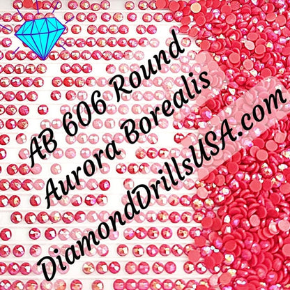 AB 606 ROUND Aurora Borealis 5D Diamond Painting Drills