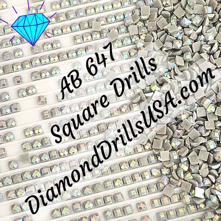 AB 647 SQUARE Aurora Borealis 5D Diamond Painting Drills 