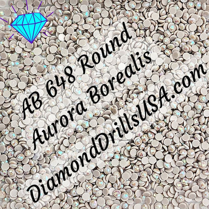 AB 648 ROUND Aurora Borealis 5D Diamond Painting Drills