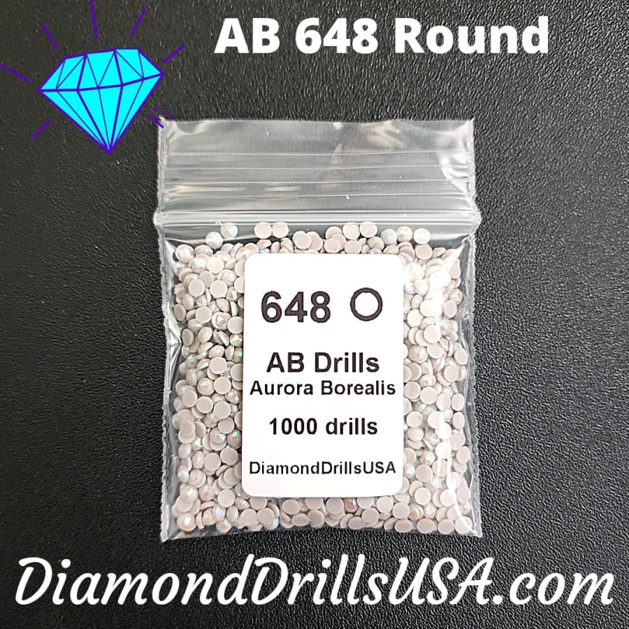 AB 648 ROUND Aurora Borealis 5D Diamond Painting Drills