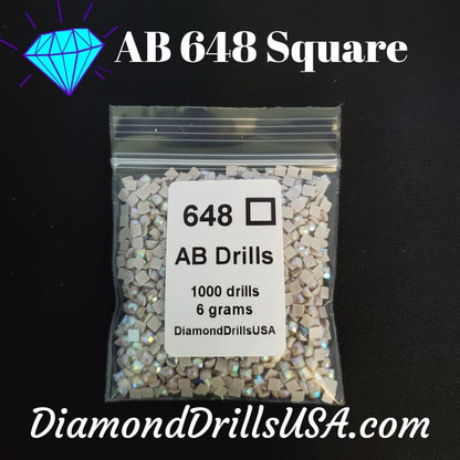 AB 648 SQUARE Aurora Borealis 5D Diamond Painting Drills 