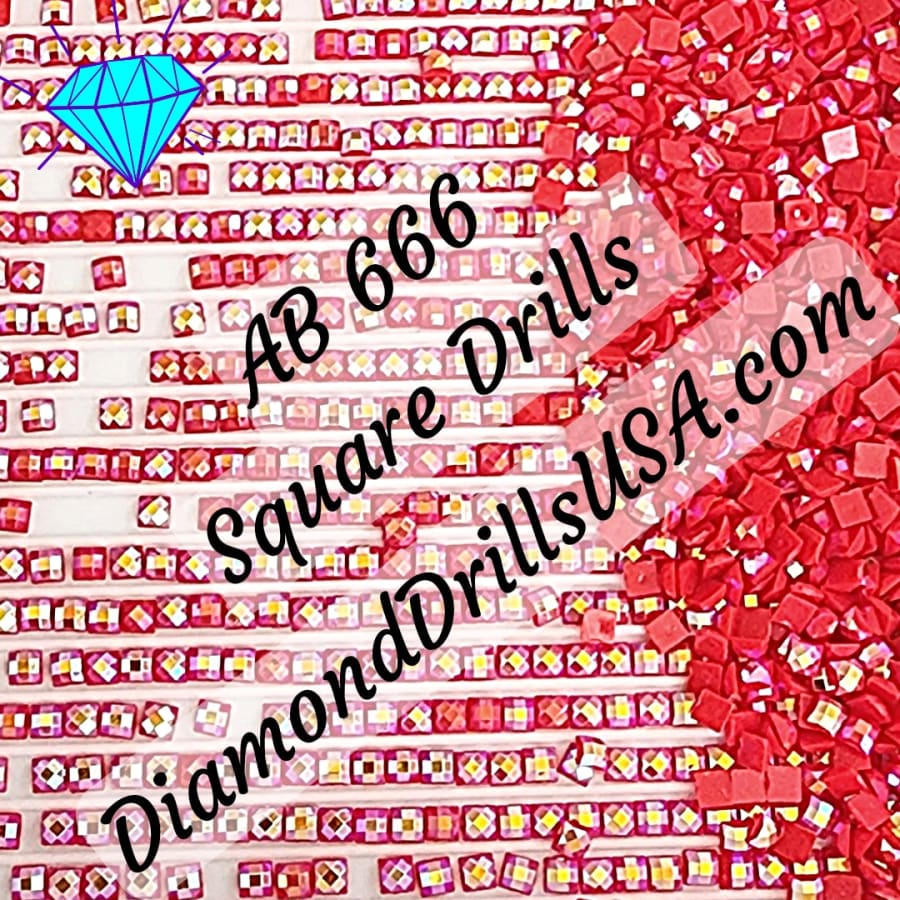 AB 666 SQUARE Aurora Borealis 5D Diamond Painting Drills 
