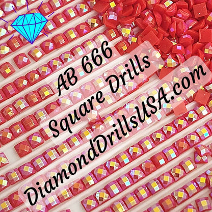 AB 666 SQUARE Aurora Borealis 5D Diamond Painting Drills 