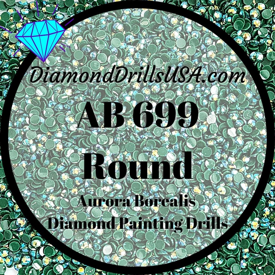AB 699 ROUND Aurora Borealis 5D Diamond Painting Drills