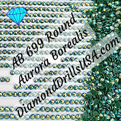 AB 699 ROUND Aurora Borealis 5D Diamond Painting Drills
