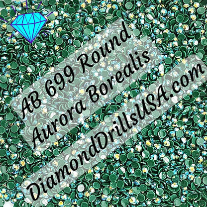 AB 699 ROUND Aurora Borealis 5D Diamond Painting Drills