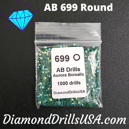 AB 699 ROUND Aurora Borealis 5D Diamond Painting Drills