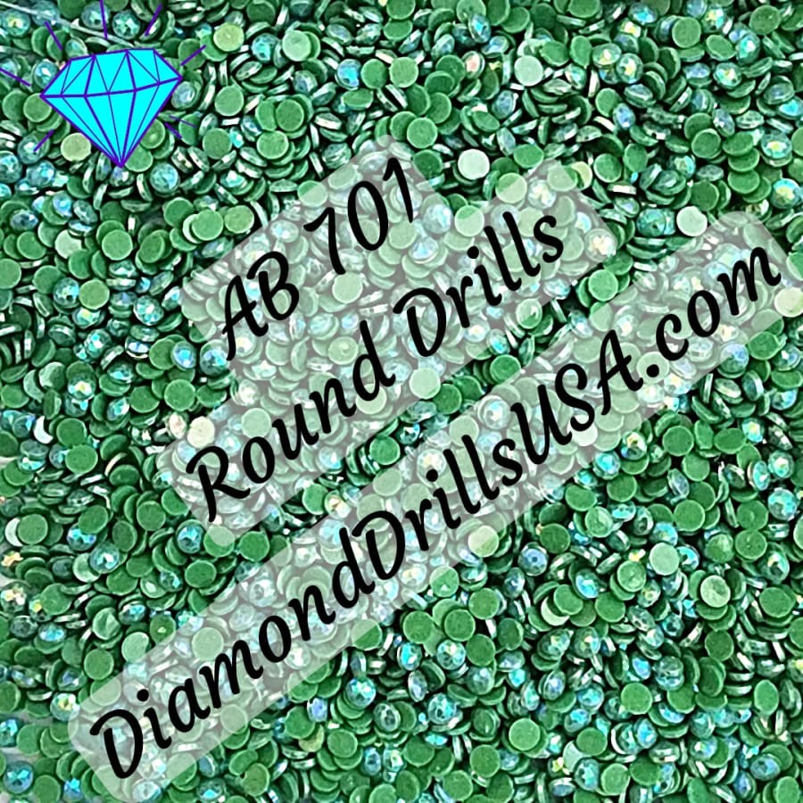 AB 701 ROUND Aurora Borealis 5D Diamond Painting Drills 